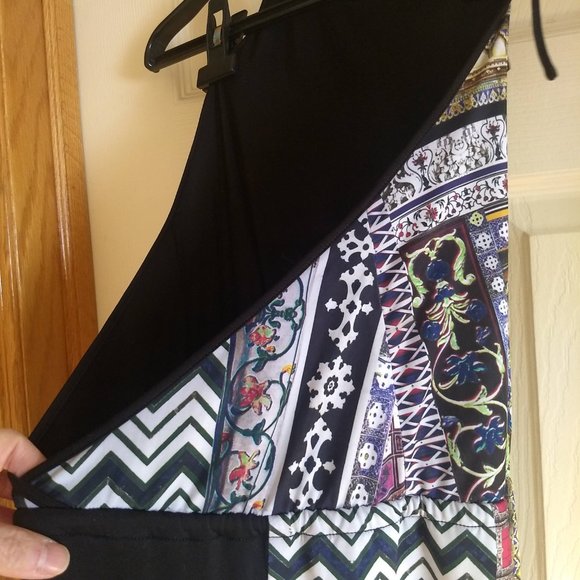 RARE Clover Canyon strappy geometric halter dress EUC - Picture 5 of 9